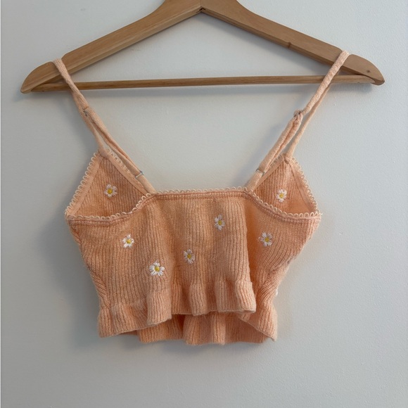 For Love and Lemons Knit Daisy Embroidered Top - XS - Picture 5 of 6